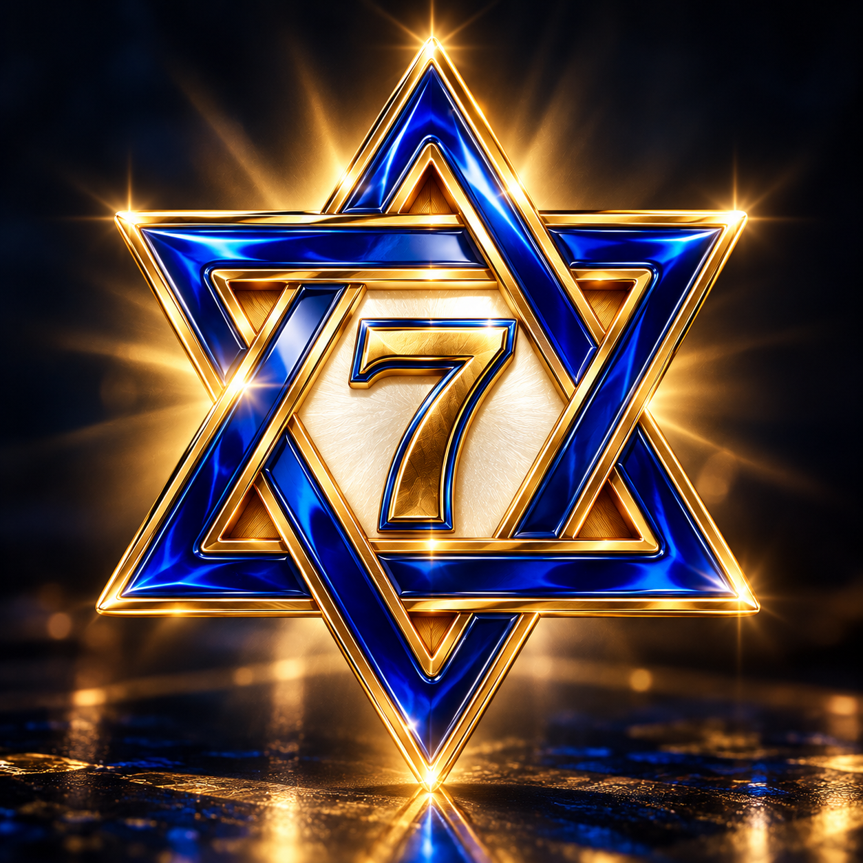Sauliaus žvaigždė su skaičiumi 7